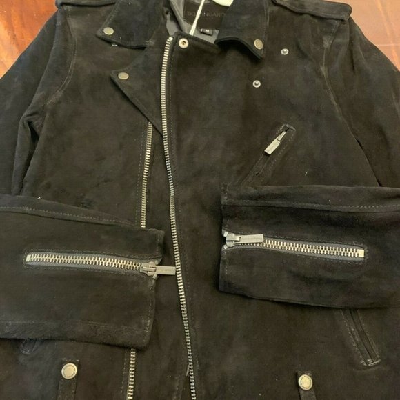 Men's Real Leather Suede Premium Biker Jacker M - Very Rare - Picture 2 of 3